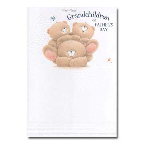 From Your Grandchildren Forever Friends Fathers Day Card